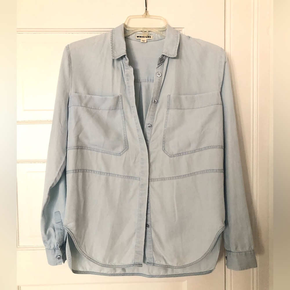 WHISTLES button up